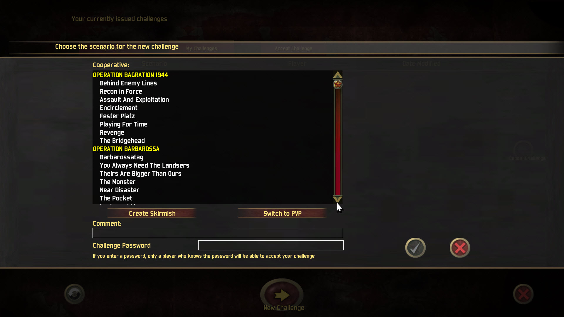 Co-op Mission Listng