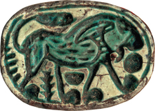 Canaanite_-_Scarab_with_Walking_Lion_Design_-_Walters_4236_-_Bottom(1).jpg