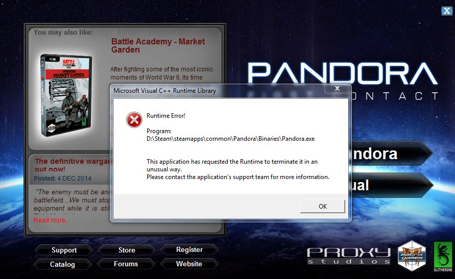 new error message when attempting to enter game lobby
