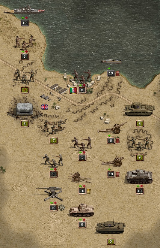 Heavy fighting at Tobruk
