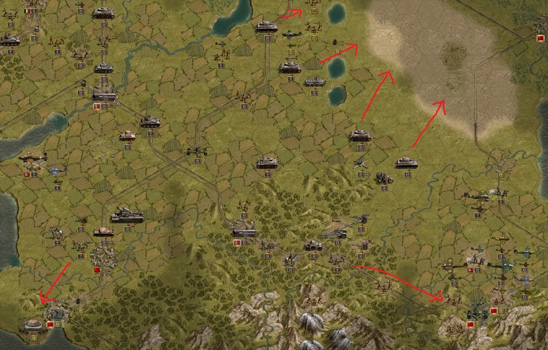 Blitzkrieg on the Caucasus. Panzer and Panzerjäger attack north to the Volga. Infantry and artillery attack south.