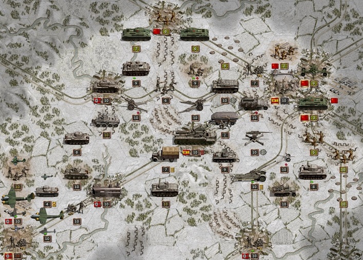 Attack on Moscow from west and from south west.
