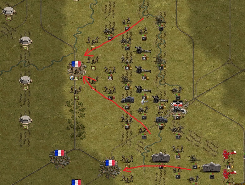 The battle of Peronne