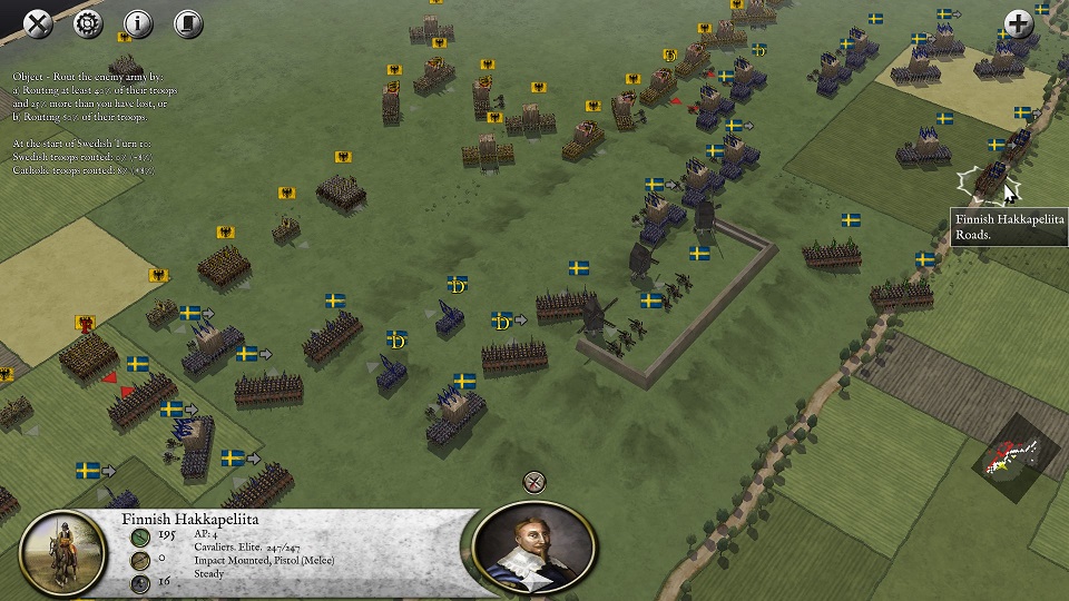 Image 1: Here is how the battle looks like at this point. The windmill hill and my center.