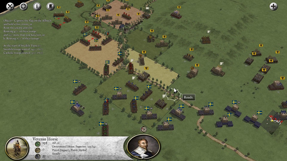 Image 4: A huge cavalry on cavalry fight erupts on my left, as the imperials counterattack.