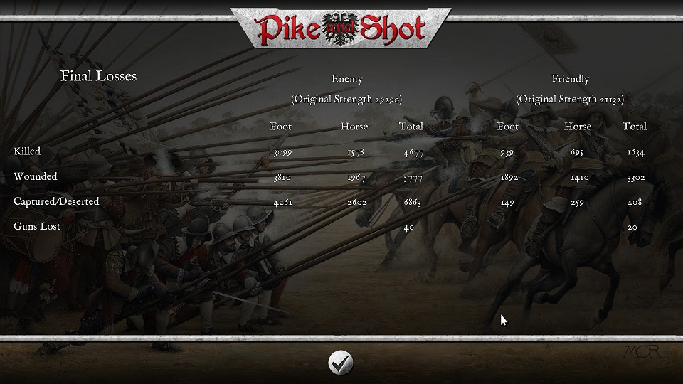 The imperials are crushed. If the game had a campaign, I would continue to Vienna... Maybe in a few weeks!