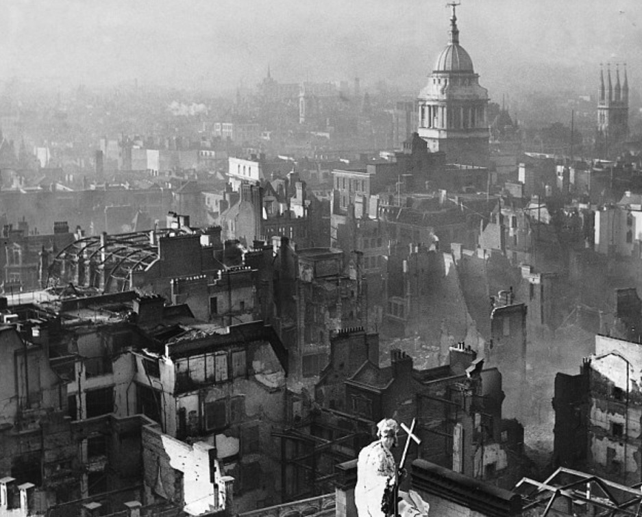 London in summer 1942. Captured by German troops.