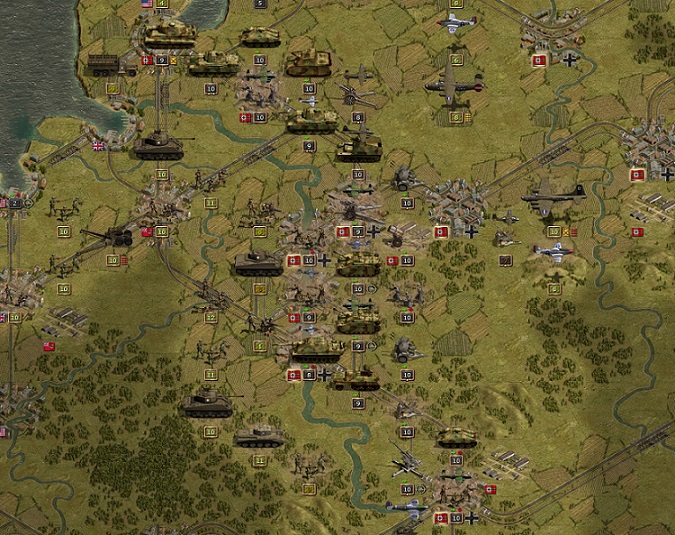 July 1945. The “Wacht am Rhein”