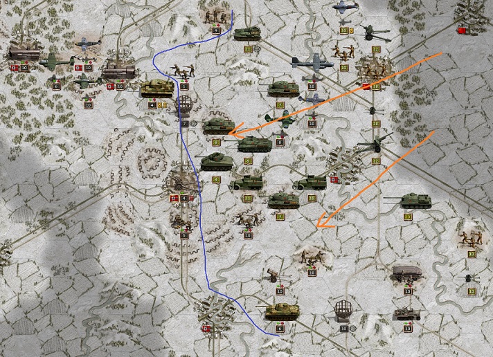 1945 February 02. Even more Russian troops enter the battlefield from the east. But now German infantry will enter Kursk and Belgorod to close the front line again. The gathering of the German Luftwaffe in this sector is ongoing and the weather forecast tells clear weather. In the north the first trains with the Volkssturm divisions are arriving.