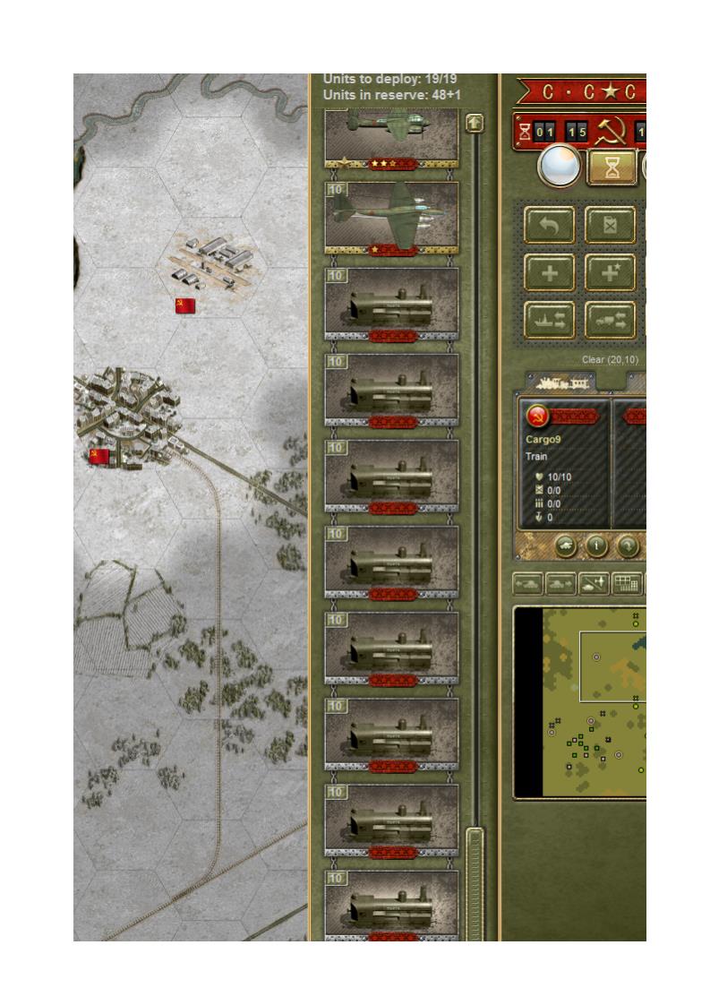 reserve list Cargo Trains