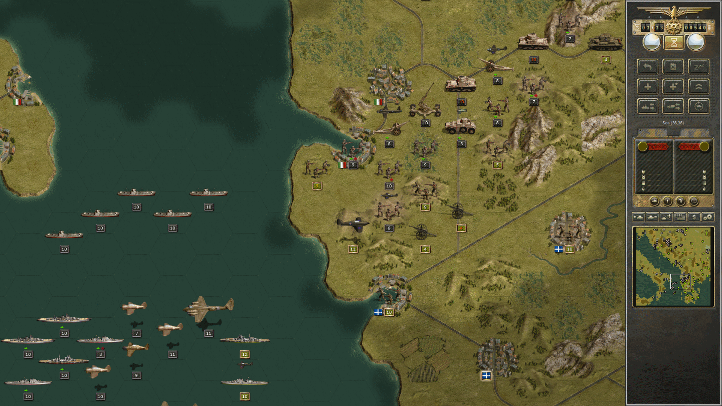 The situation at the Italo-Greek front is desperate but reinforcements are underway