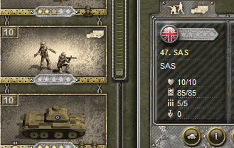 SAS with transport icon