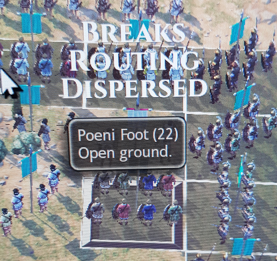 Surrounding cavalry and then waiting for them to be utterly destroyed.