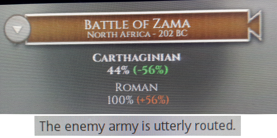 Enemy utterly routed.