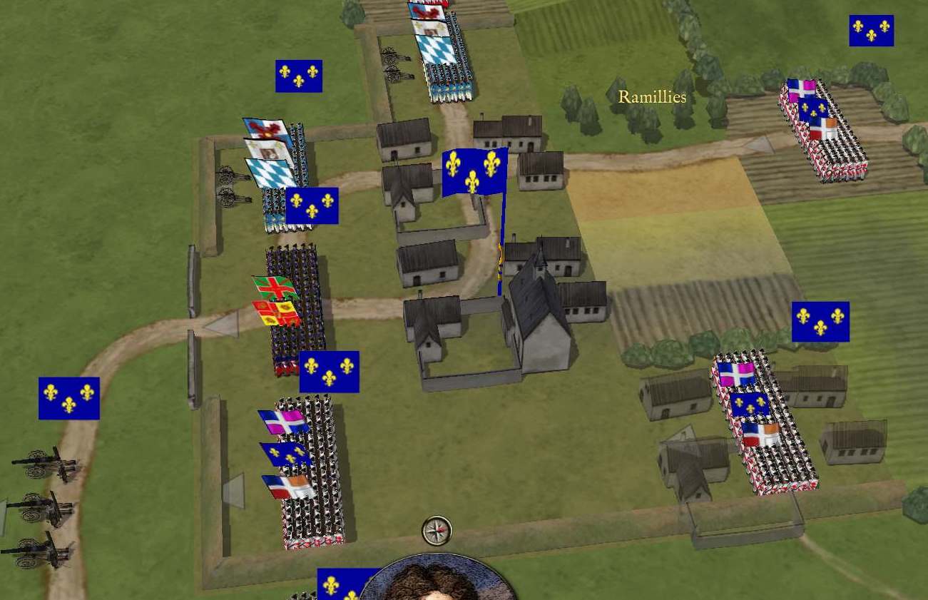 Bavarian, Irish & French Inf in Ramillies.jpg