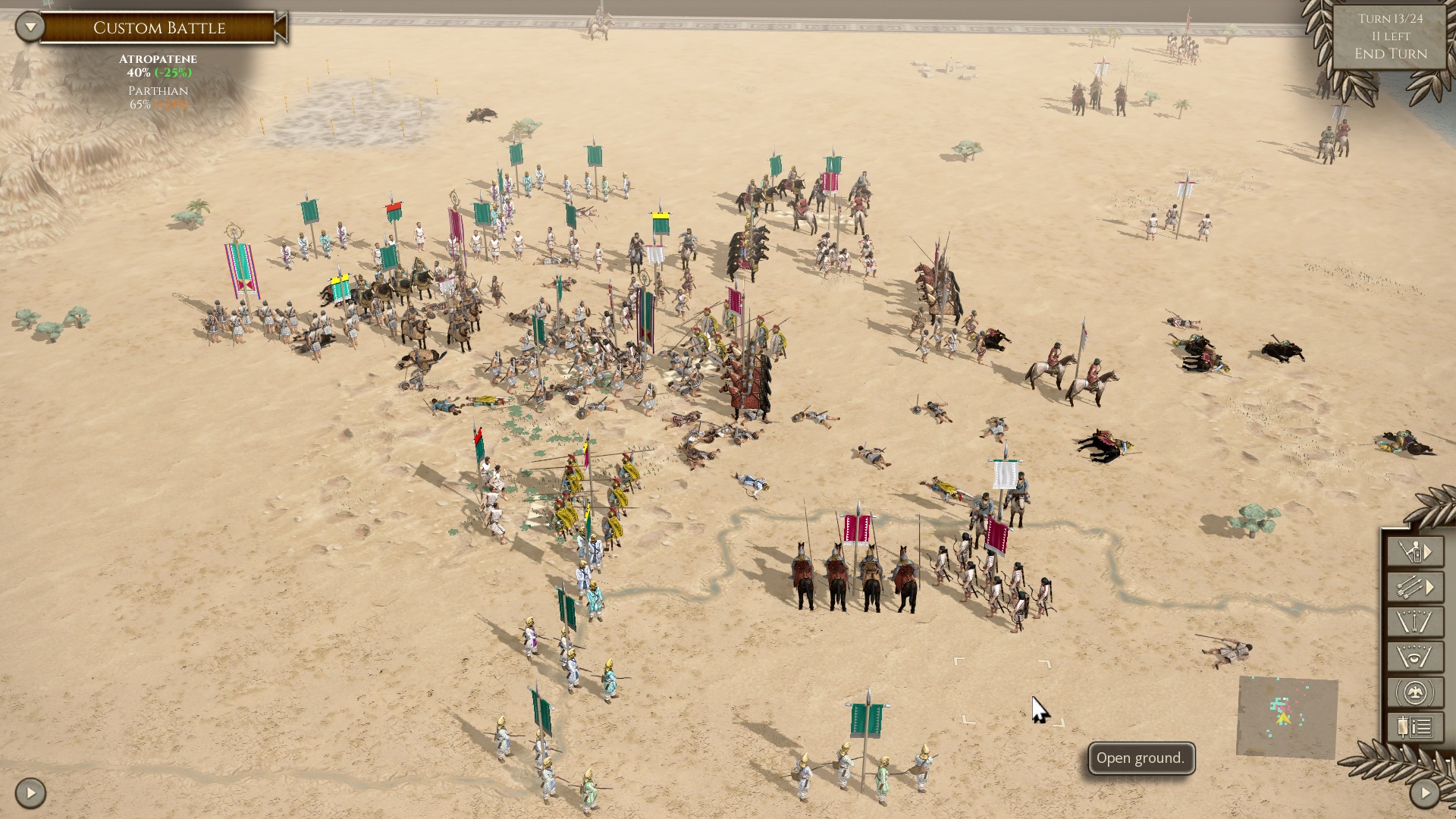 the carnage in the Middle eastern Hills