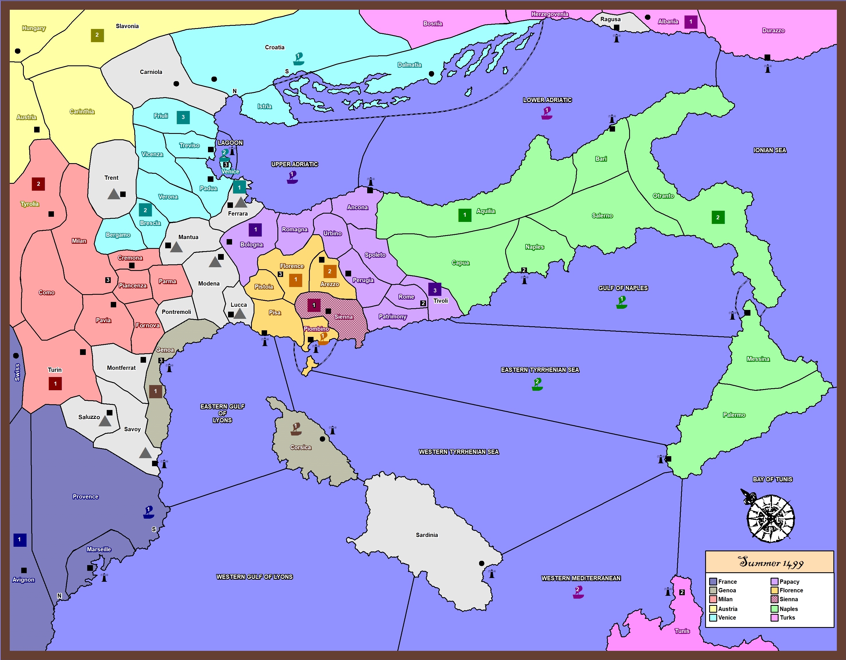 Summer 1499 Moves