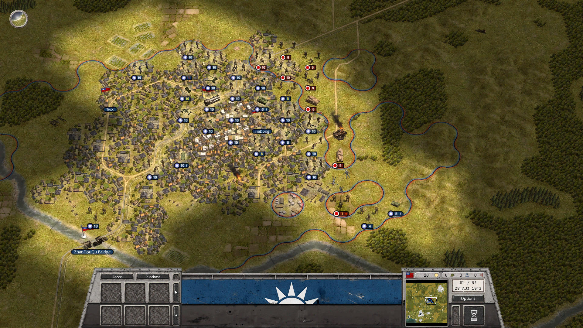 Fierce counter-attack