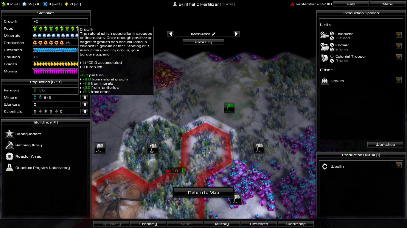Bug in Growth Rate