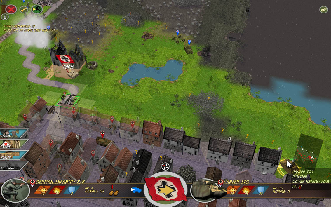 My right flank.