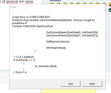 error msg