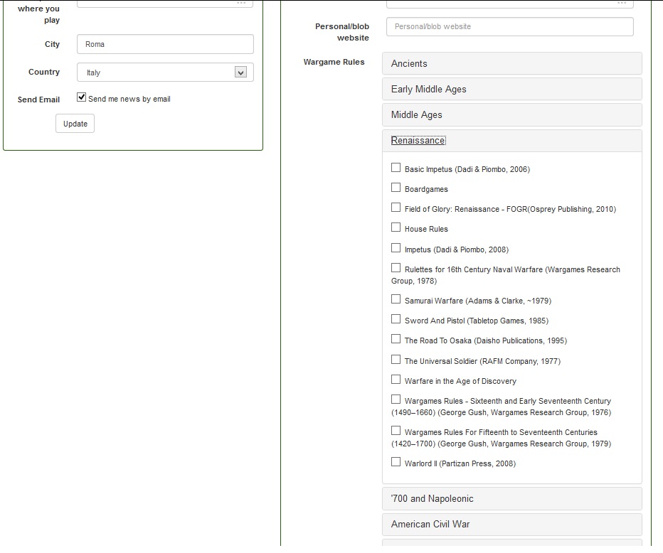Inserimento Regolamenti