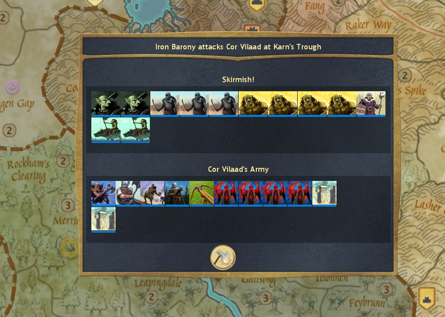 The Iron Barony challenges Cor Villad