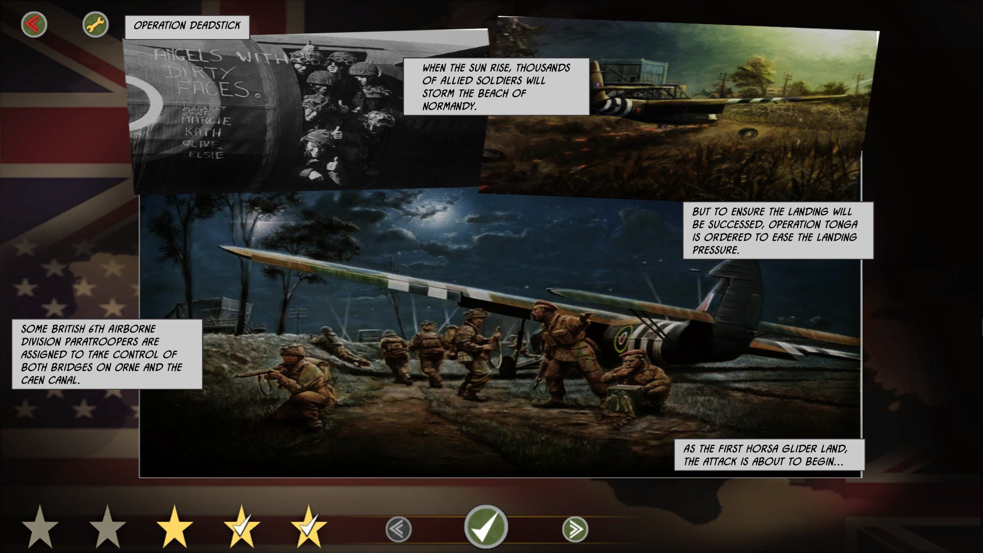 Take over Pegasus Bridge and Horsa Bridge Mission