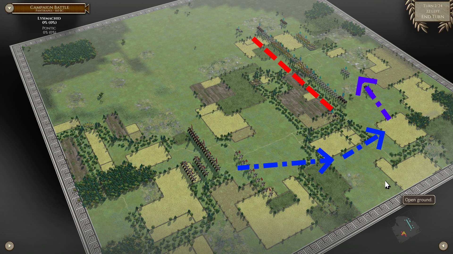 Picture 1, the start of the battle