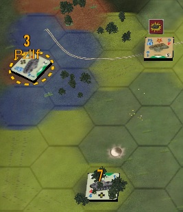 Fig.8 The T26-b tries to flee!