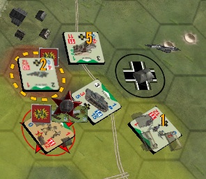 Fig.14 The Russian last defense in the village.