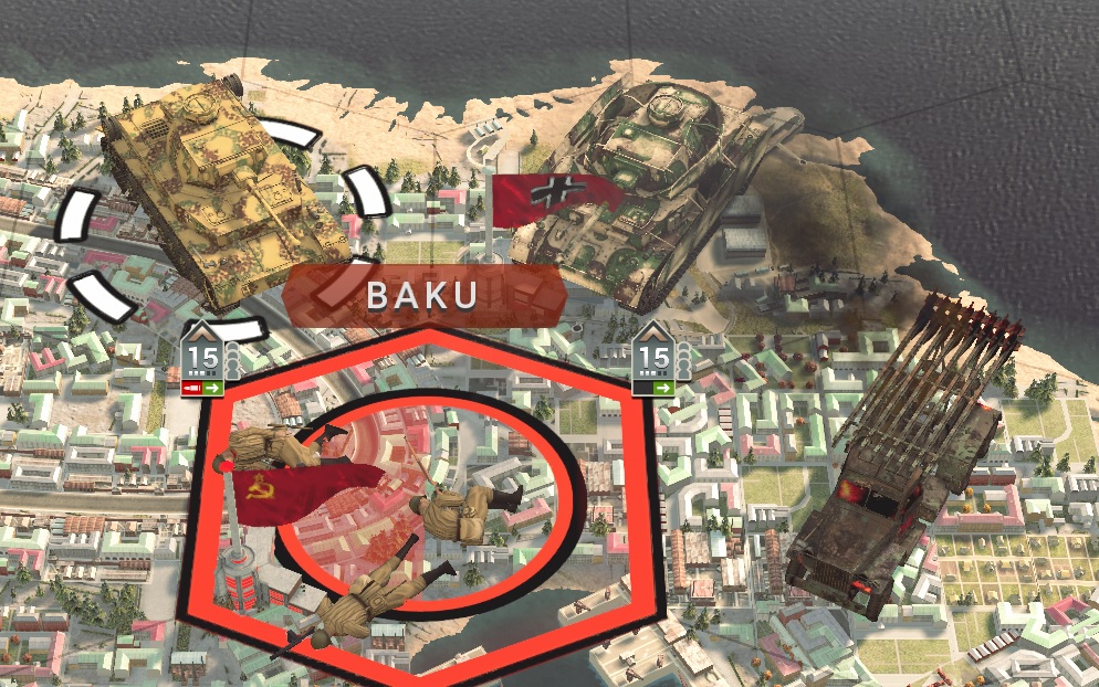 Full health after attack.