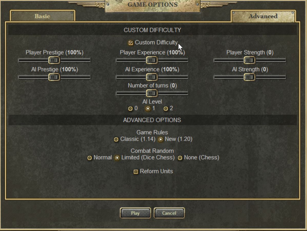 3rd, on Advanced tab, there pick Custom Difficulty on top AND Limited (Dice Chess).jpg