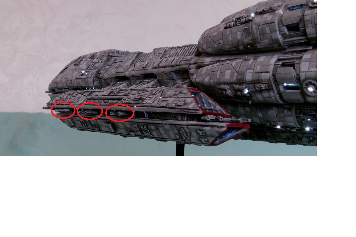 side pod flight deck artillery