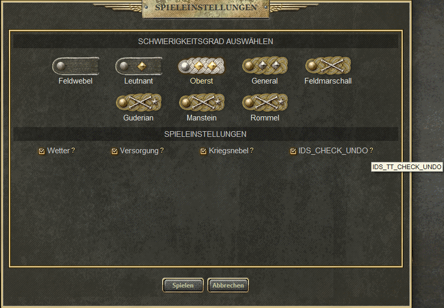 Settings (German Version)