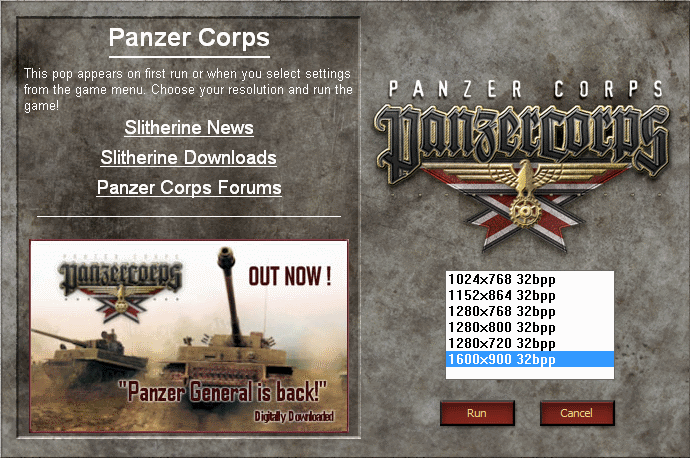 Startscreen