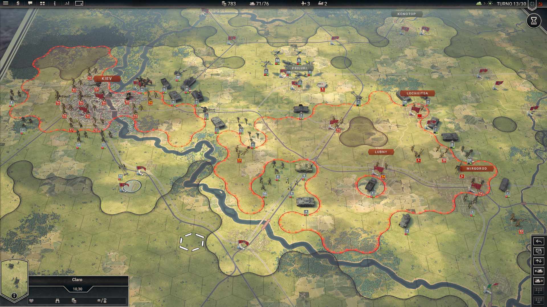 Massive encirclement